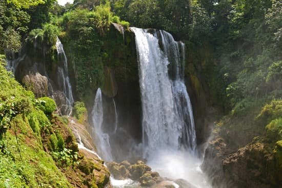 a Honduras waterfall